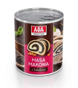 Masa makowa z bakaliami 850g