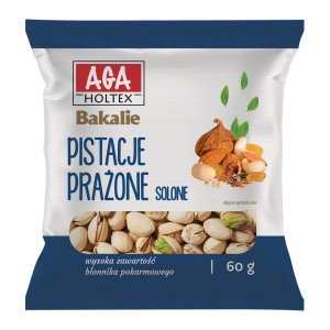 Pistacje prażone solone 60g